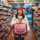 발렌타인PC 본점 | 세븐일레븐 헬로키티 캐리어 실물 후기 및 서울 여행 코스