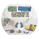 엄마표 셀프 100일상 준비 총정리! (준비방법, 과일, 떡, 꽃, 배너, 비용)