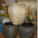 오동나무 항아리 옻칠 쌀통만들기 1. 이미지