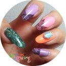 S039 | [이지네일]S039 블랙 시스루를 활용한 야광네일