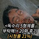독수리 5형제를 부탁해! 20화 후기 리뷰 시청률 21% 육박 주말드라마 1위 차지