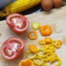 게으른 반달 | 미니 파프리카 냉털 초간단 요리 레시피 / 살안찌는 안주 파프리카 스낵 핑거푸드 두부면 저칼로리면...