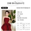 튜브탑 레드 드레스 후기