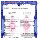 리치웨이 바이오매트 천연 자수정 보석 감정서 이미지