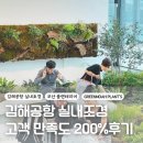 [공지] 부산조경 김해공항 플랜테리어 그린노아 실내조경 작업