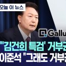 "'김건희 특검' 거부권 반대 70%" 이미지