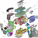 휘발유 엔진 구조 이미지