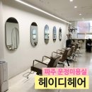 운정미용실 염색 잘하는 헤이디헤어