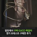 발란에서 GUCCI 구찌 목걸이 앵거 포레스트 구매한 후기