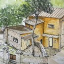 펜으로 그리는 힐링 여행스케치 이미지