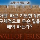 느헤미야 맥잡기 08 - '아멘'하고 기도한 뒤에 구체적으로 무슨 일을 해야 하는가? (느 10장) : 정동수 목사, 사랑침례교회, 킹 이미지