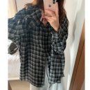 피버 포멀기모체크셔츠 이미지