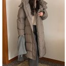 세러데이 시즈닝덕다운후드롱패딩 이미지