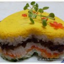 계란 초밥 꽃 게이크 이미지