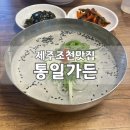 [제주조천맛집] 1년 동안 4개월 한정 검은콩국수 열무국수 맛집 통일가든