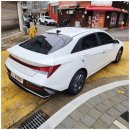 우정타이어 | 인천 렌트카 제이에스밴 더 뉴 아반떼 CN7 아틀라스 화이트 일주일 단기 렌트 후기