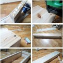 내가 직접만든 길다란 미닫이슬라이딩 수납장 [ 홈파기,diy,재활용공예 ] 이미지