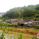 길림 창바이산 최후의 목조가옥 마을 이미지