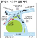 죽음 부른 ‘동마산IC 교차로’ 어떤 결함 있나- 얽히고설킨 4개 도로… 아차 하면 역주행 이미지