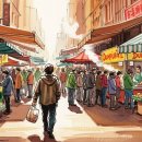 당감골목시장 | 부산 당감시장 소문난순대 부추만두 맛집