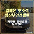 알페온 임산부 안전벨트 보조석 설치 후기