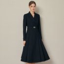 칼라M | 우아함의 정석, JJ지고트 솔리드 테일러드 칼라 원피스 GR9M0OP931