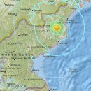 북한 풍계리 규모 6.3 지진발생 (usgs),옐로스톤지역 규모 5.3 지진발생 이미지