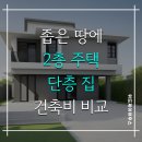 크레인위드 | 단독주택 좁은 땅에 2층 올리면 진짜 싸게 먹힐까? '2층 집 vs 단층 집' 건축비 비교