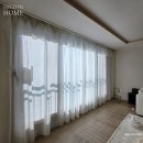 데코인홈 부산 커튼 명지 더웨스턴 34평 A2 프렌치 프릴 스타일로 사랑스러운 커튼 시공후기