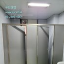 경기도 분당 상가 화장실 큐비클 몰딩형 큐비클 설치 이미지