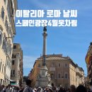이탈리아 로마 스페인 계단, 4월 날씨 옷차림