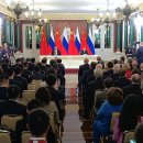 Russia Putin receiption for China Xi 이미지