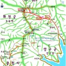 월명리 입구 ~ 월명리마을 | 사명산(양구) 선정사주차장~용수암~임도삼거리~계곡삼거리~능선삼거리~사명산~헬기장삼거리~계곡삼거리...