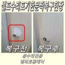 도포원예정보화마을 | 셀프수리포기한문짝 깔끔하게 복구한 현장