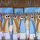 멸치가 살아있는 국수 이미지