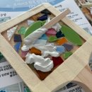 청월호야 | 집콕놀이 청월호야 모자이크 원목 받침대 DIY 내돈내산 솔직후기