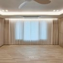 30평대 아파트 커튼 인테리어, 포근한 분위기 거실과 아이방 자수커튼 시공 후기!