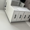 [파격세일] L자형 화이트 책상 팝니다 ($55) 이미지
