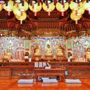 천축사 목조석가삼존불 이미지