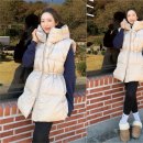 Best Line(베스트라인) | 경량 여성 패딩조끼 2WAY 가능한 프론투라인 신상 오버핏 패딩베스트