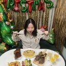 디즈니 공주 드레스 입고 연말&amp;크리스마스 홈파티 후기 (인테리어/장식/메뉴/드레스코드/아웃백 포장)