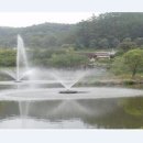 진천군, 만뢰산 자연생태공원 분수대 설치 이미지