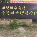 대천해수욕장 국민여가캠핑장(1지구) 이미지