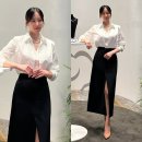 서현진, 가을 클래식의 완성! 하이슬릿의 멋과 화이트 셔츠 세련된 가을 포멀룩 이미지