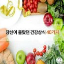 당신이 몰랐던 ㅡ건강상식 40가지ㅡ 당뇨병에는 검은콩, 땅콩ㅡ 솔잎을 말려 분말로 복용한다 ㅡ 술은 고환 기능 저하를 초래해 남성 이미지