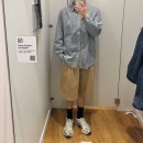 롱앤쇼트 | 유니클로C 프리미엄린넨셔츠자켓 XL 사이즈 & 저지 턱 롱 쇼트 팬츠 실착후기