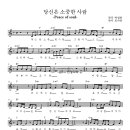 CCM악보 / 당신은 소중한 사람 악보 _ Peace of soul 이미지