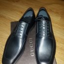 구찌 남성구두Leather Oxford 8사이즈(275-280) 블랙 팝니다 이미지