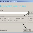 동영상 VOB 파일 변환 VOB → MP4, AVI, FLV, MP3, WMV, MOV, 3GP 변환"Convert VOB to AVI 이미지
