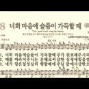 찬송가 458장 너희 마음에 슬픔이 가득할 때~ 이미지